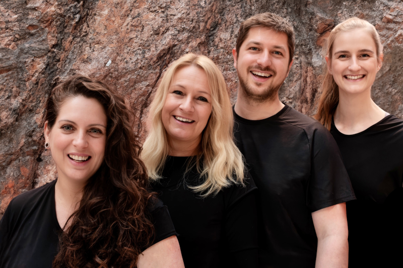 Gruppenbild des Vorstandes von CLIMB HIGH! e.V.